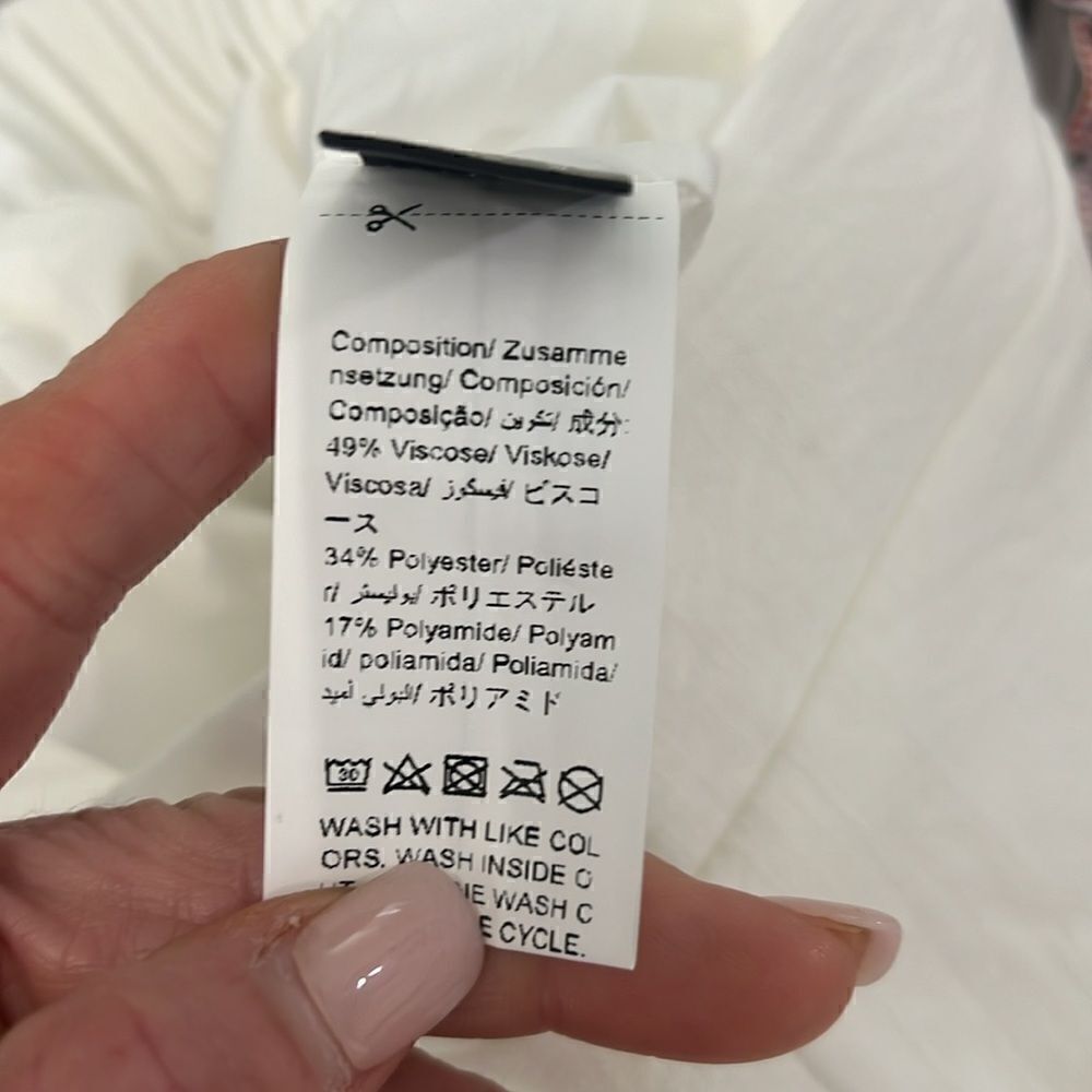 SHEIN Essence women’s relaxed fit casual wide leg pants w pockets& tie waist- S - Picture 14 of 14